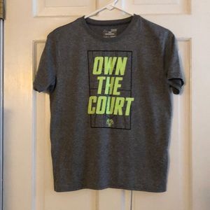 UA shirt sleeve slate grey t-shirt -